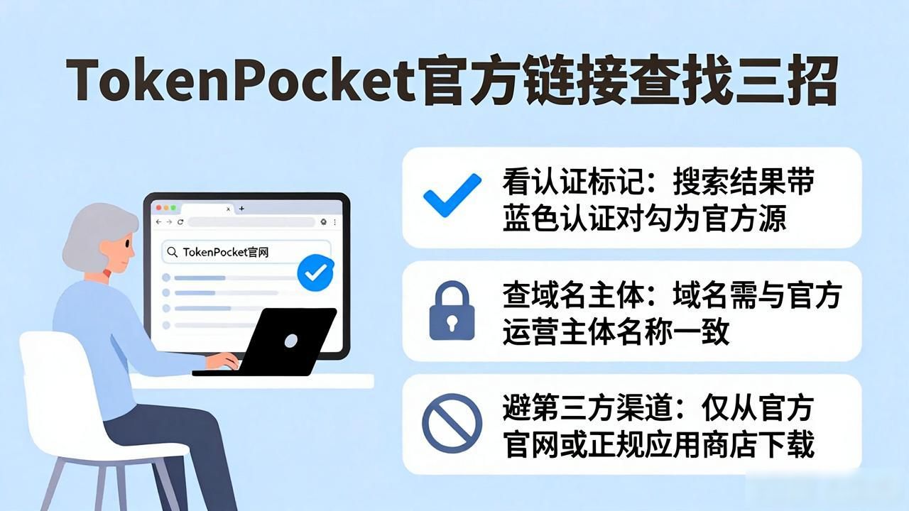 TokenPocket官方下载链接怎么找？教你三招防钓鱼